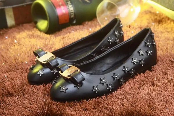 Ferragamo Shallow mouth flat shoes Women--019